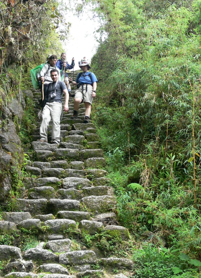 inca trail stairs
